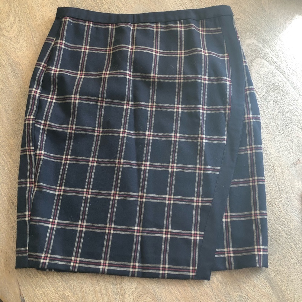 BROOK Brothers 346 Plaid Pencil Skirt  6